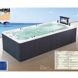 Piscina al aire libre caliente jacuzzi gran <span class=keywords><strong>SPA</strong></span> con Jets nadar bañera controlado por computadora masaje bañeras - Product Image 5