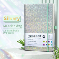 Penjualan pabrik langsung murah buku catatan 2025 lembar alat tulis perencana kantor sekolah gaya Korea mode A5 buku catatan sampul keras Manual