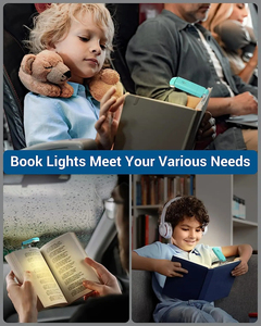 Smart Home Products LED USB Rechargeable <b>Book</b> <b>Light</b> <b>Reading</b> <b>Light</b> Eye Night Portable Clip Desk <b>Light</b> Bookmark Read - Product Image 6