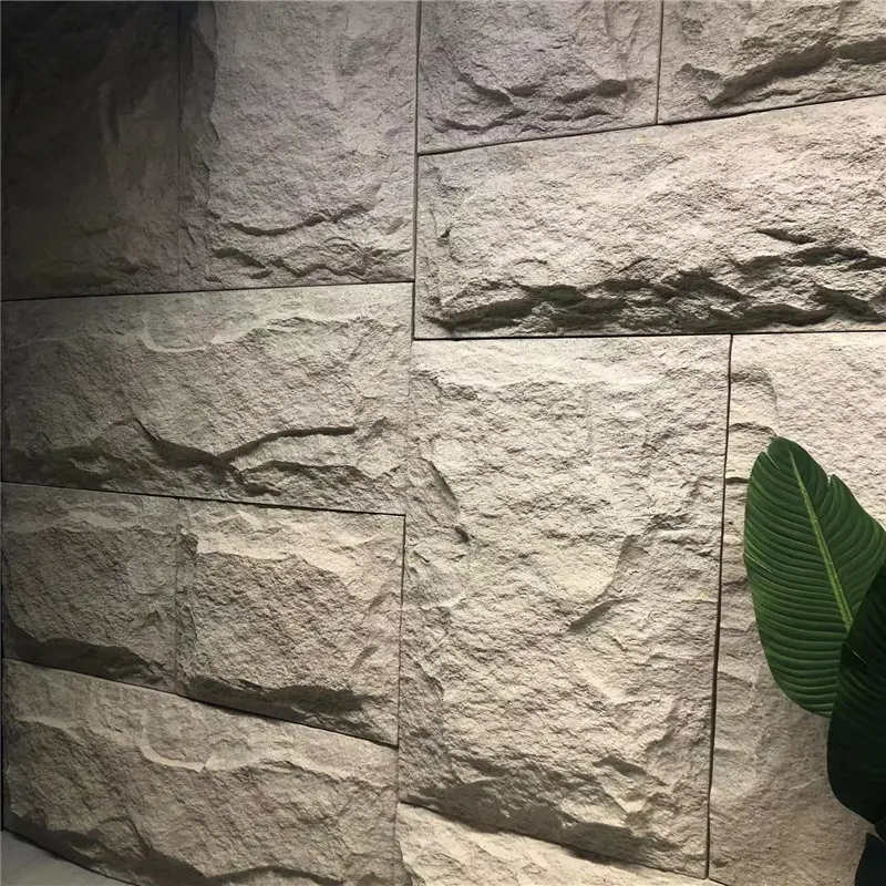Moldes de pu de parede decorativo barato de poliuretano, para pedra artificial