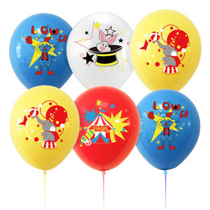 Decoraciones para Fiestas de Circo, Pancarta de Feliz Cumpleaños, Globos con Temática de <span class=keywords><strong>Carnaval</strong></span> para Fiestas de Cumpleaños de Circo - Product Image 6