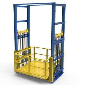 वाणिज्यिक एक तल ऊर्ध्वाधर कार्गो लिफ्ट एकल कार लिफ्ट मेजेनाइन के लिए - Product Image 6