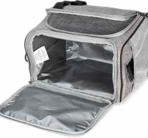Sac isotherme souple et pliable à double compartiment pour pique-nique, plage, randonnée, camping, travail, voyage - Product Image 4