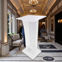Nouveau pupitre en acrylique personnalisé pour hôtel, église, mariage, événement, décoration de fête