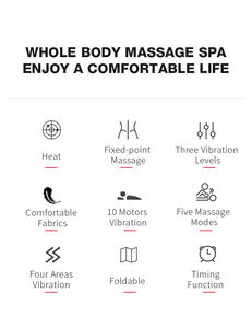 Bestsellers 10 Motoren Vibrerende Full Body Elektrische Elektrische <span class=keywords><strong>Massage</strong></span> Matras Seksmat Topper Met <span class=keywords><strong>2</strong></span> Verwarming Pads Voor Rug - Product Image 5