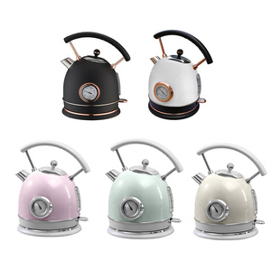 Bouilloire Électrique Sans Fil de Haute Qualité en Acier Inoxydable Rétro du Guangdong pour Chambre d'Hôtel – Chauffe-Eau Électrique - Product Image 6