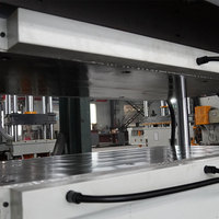 Prensas Hidráulicas de Doble Cilindro y Cuatro Columnas de 50t/63 Toneladas con Placas de Calentamiento para Prensado en Caliente de Plásticos/Materiales Termoplásticos
