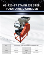 Machine à broyer la pulpe de patate douce et de manioc, machine à fabriquer l'amidon avec sortie de résidus alimentaires, 600 kg/h, haute capacité