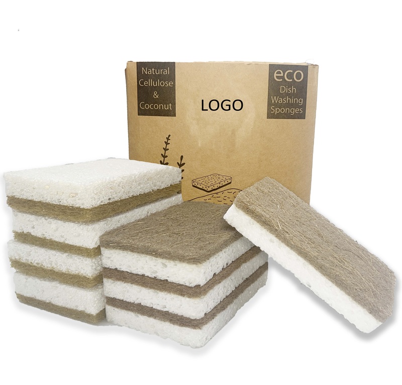 Reusable Coconut Palm Fiber Scrub Sponge