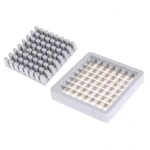 Produit le plus vendu en ligne Coupe-frites 2 lames 3.2 pouces Trancheur de pommes de terre professionnel Hachoir à base d'aspiration antidérapante - Product Image 6