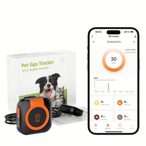 Traceur intelligent personnalisable pour le bien-être des animaux de compagnie, étanche, OEM ODM, surveillance de la santé, gamme de produits anti-perte - Product Image 1