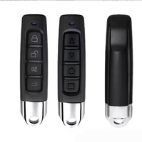 Control remoto inteligente Universal de 4 botones de frecuencia de 433MHz con código de copia para alarma de seguridad, controles de obturador de garaje, puertas de coches