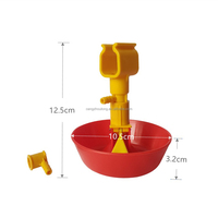 Abreuvoir automatique pour poulets Zb LM-108 en plastique, mini abreuvoir pour poulets, gobelet pour volailles