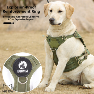 Arnés y Correa Tácticos para Perros, Ajustables y Resistentes, para Perros Grandes - Product Image 4