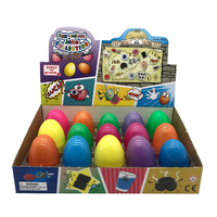 Nouveauté : Mini capsules œufs en plastique, cadeaux farfelus, jouets blagues pour enfants de 5 à 7 ans et plus, couleurs assorties, certifiés EN71/CE, pour fêtes et anniversaires