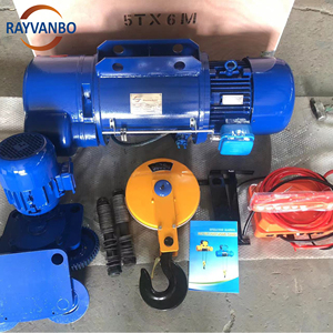 Nhà Máy Cung Cấp Hội Thảo Kho Pendent Dòng Điều Khiển Dây Rope Micro I-Chùm Theo Dõi Mono Đường Sắt Xe Đẩy Tốc Độ Kép Palăng Điện - Product Image 2