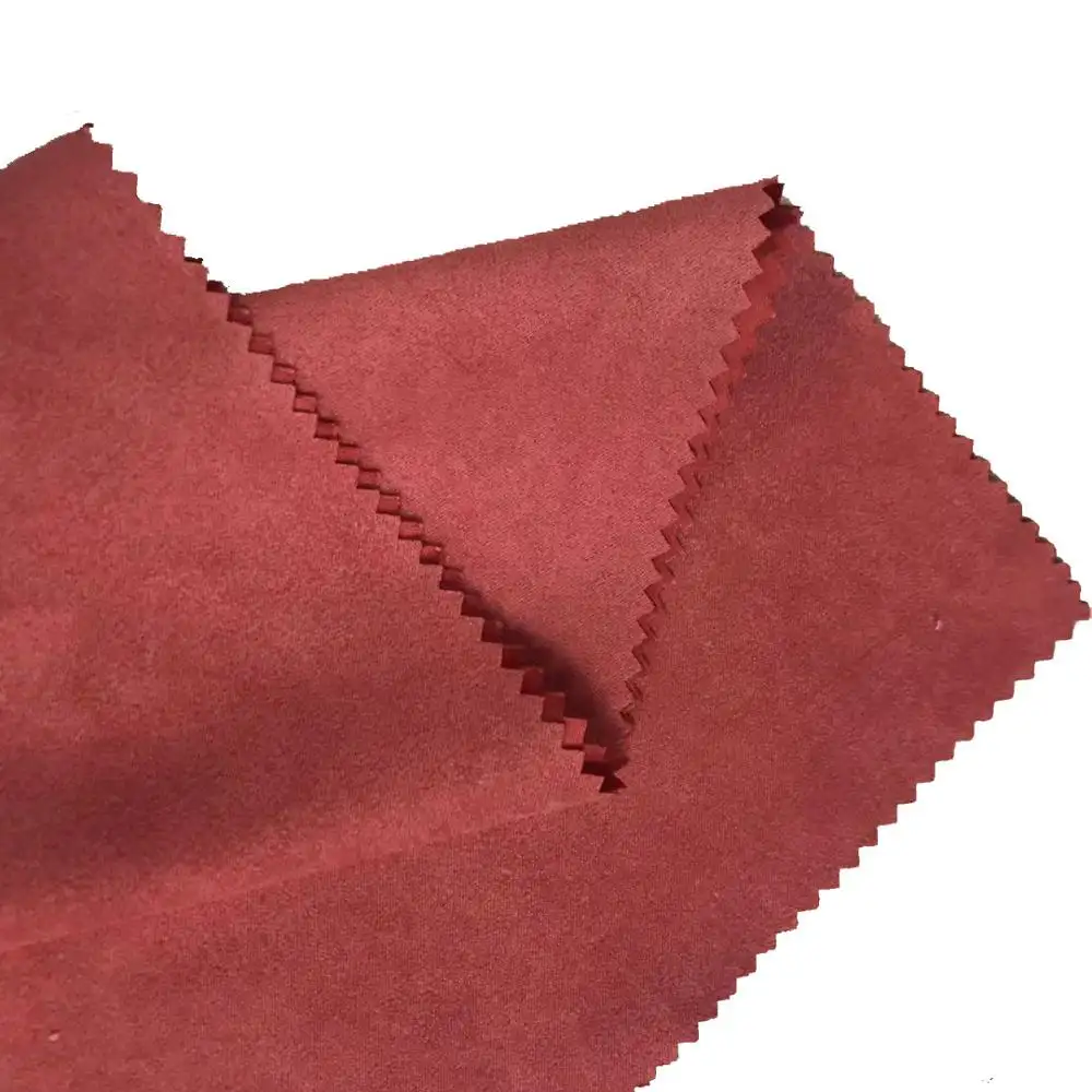 high quality75D*105D*2 80% polyester 20% nylon 5 double weft suede fabric