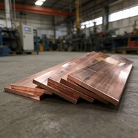 Barre de cuivre à prix d'usine 1kg 10mm, barre plate ronde en cuivre, lingot de cuivre 99,9% pur, bandes de cuivre avec service de découpe à vendre