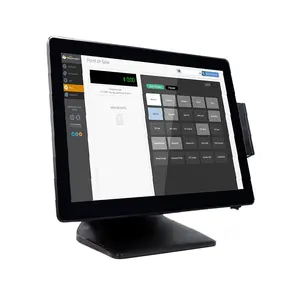التجزئة pos البرمجيات نظام مطعم الكمبيوتر رخيصة جميع في واحد ماكينة تسجيل المدفوعات النقدية لمطعم بيع