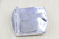 Boucle de ceinture en argent sterling personnalisé, boucle de perles cinq étoiles, plaque de nom occidental, le plus populaire l'intérieur de 40mm, 2021 pièces