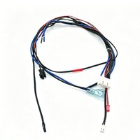 Harness Kabel Multi-Cabang Kustom dengan Probe Temperatur NTC, Konektor & Terminal Campuran untuk Pengkabelan Internal Refrigerasi