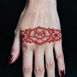 Tatouages temporaires au henné colorés, autocollants, motifs géométriques floraux, <span class=keywords><strong>tatouage</strong></span> imperméable adapté à la main, au poignet, au <span class=keywords><strong>bras</strong></span> - Product Image 4