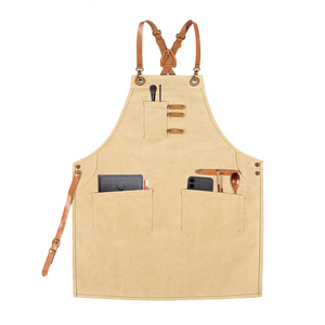 Grembiule Classico da Donna Senza Maniche in Tela, Riutilizzabile, per Barista, Nail Art, Giardinaggio, Caffetterie e Negozi di Tè - Product Image 6