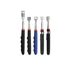 Outil de ramassage magnétique télescopique portable en acier inoxydable avec tête lumineuse LED, conception complète, personnalisable OEM/ODM - Product Image 1