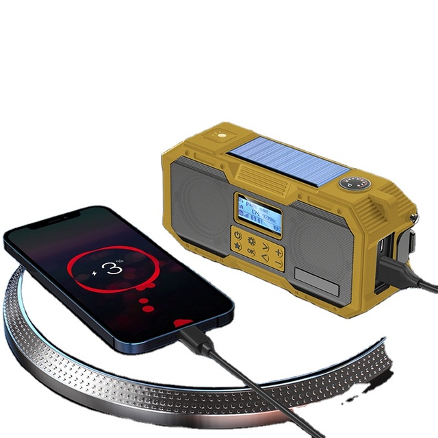 Wireless Speakers Home Radios Sw Portable Battery Operated Fm DAB AM Radio With Compass/Thermometer