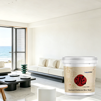 Enduit de riz glutineux ancien anti-moisissure et anti-germe pour plafond de chambre d'hôtes, aspect artisanal et patrimonial