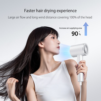 Sèche-cheveux ionique ABS électrique à moteur DC, haute vitesse, pliable, compact, 1800W, pour hôtel, maison, camping-car et extérieur - Meilleures ventes