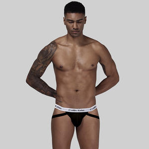 Hot Sexy Men Erotic Lingerie Sheer <strong>Milk</strong> Silk Low Rise Pouch <strong>Gay</strong> Underwear Tanga Hombre Custom Mens Thong Jockstrap - Product Image 5
