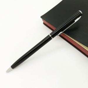 Stylo bille léger avec logo personnalisé, plusieurs couleurs, pour cadeau d'affaires, usage au bureau, 1,0 mm noir - Product Image 6