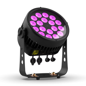 Luz LED Par RGBW 4 en 1 de 18x10W, Impermeable, Inalámbrica, DMX, para <span class=keywords><strong>DJ</strong></span>, Iluminación de Escenarios, Proyectos al Aire Libre - Product Image 1