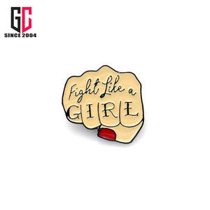 工厂定制奖章磁性胸针徽章镀金属软硬搪瓷安全非洲部队翻领别针 - Product Image 4