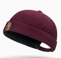 Ecowalon elegante chino tradicional Hip Hop Retro bordado calavera gorra para hombres mujeres moda Tang sombrero para moda de calle
