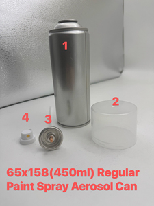 Nhà sản xuất lon thiếc tròn, lon sơn xịt ô tô có thể nạp lại, lon thiếc rỗng với van xịt - Product Image 6