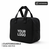 Sac à lunch isotherme imperméable personnalisé avec logo, 500 ensembles, sac à lunch portable en tissu Oxford pour le bureau et l'école