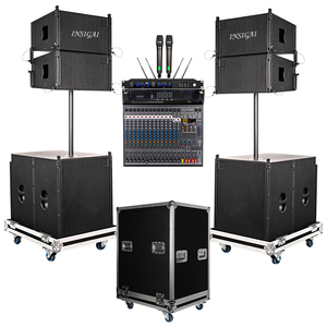 Enceintes Line Array Professionnelles pour Scène de Concert, avec DSP Puissant et Tuning Informatique, Subwoofer Passif et Actif de 10, 12 et 18 Pouces, <span class=keywords><strong>en</strong></span> Flight Case - Product Image 6