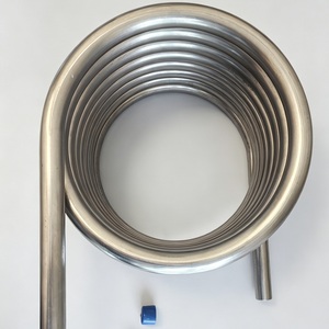 Bañera Holandesa Caliente para Exterior con Calefacción a Leña, Serpentín de Acero Inoxidable para Calentar y Enfriar, Intercambiador de Calor, Calentador de Serpentín para Cerveza de Grado Alimenticio - Product Image 2