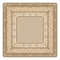 Tapis de Mahjong Américain en Caoutchouc Naturel Écologique 31,5 Pouces Antidérapant Imperméable Insonorisant Tapis de Table de Mahjong Motif Luxe