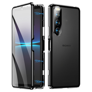 Funda Protectora Magnética de Metal y Vidrio + PC Mate para Lente de Cámara Sony <span class=keywords><strong>Xperia</strong></span> <span class=keywords><strong>1</strong></span> 10 VII <span class=keywords><strong>1</strong></span> VI 10 VI V 10 5 V IV 10 5 <span class=keywords><strong>III</strong></span> - Product Image 1