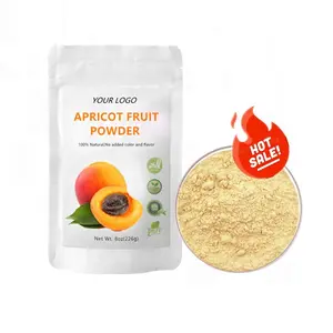 Hot selling pure natural Apricot fruit juice powder with private label service