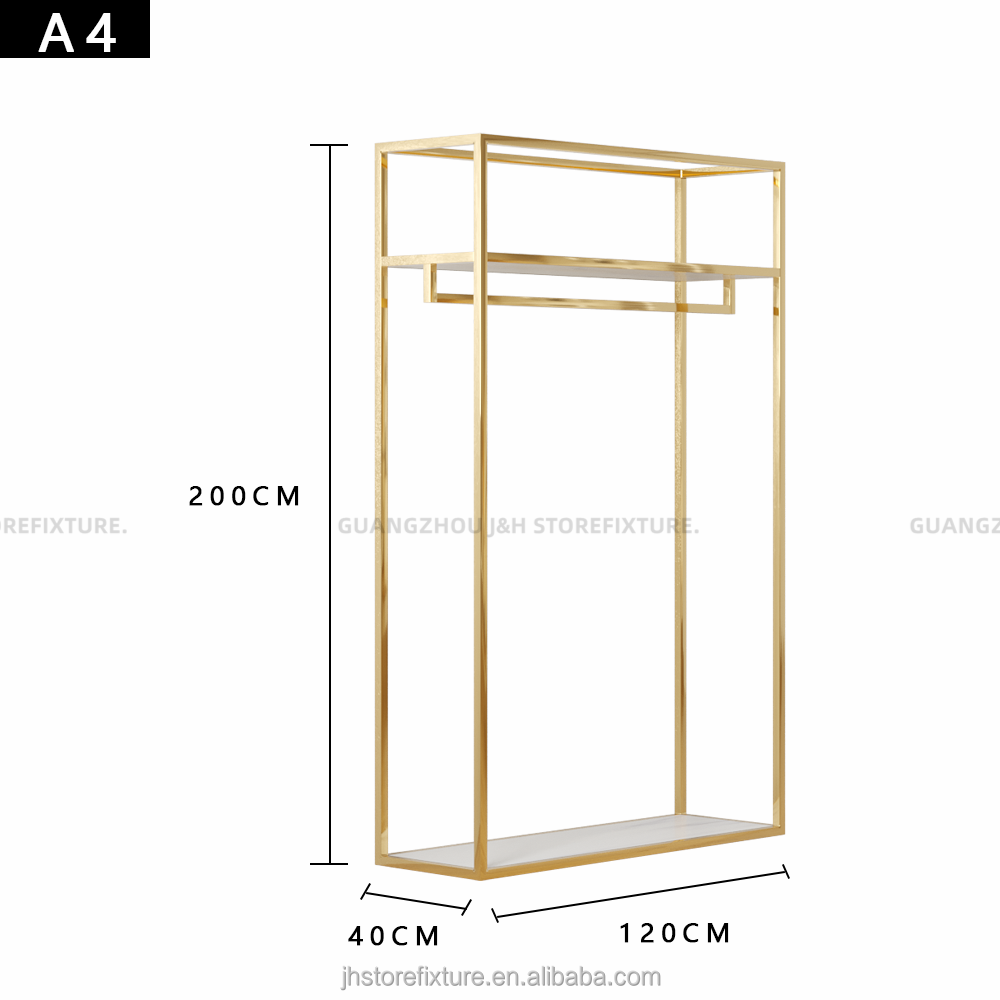 Oro brillante mármol blanco L120 * W40 * H190CM