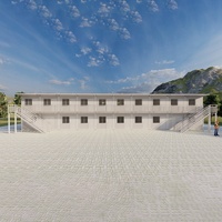 Usine de fabrication de maisons préfabriquées en acier modernes, résistantes aux tremblements de terre, aux ouragans, à installation rapide, en Chine