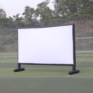 SAYOK 12.5ft Proyector inflable Pantalla <span class=keywords><strong>de</strong></span> película Proyección frontal/Pantalla <span class=keywords><strong>de</strong></span> película inflable al aire libre para fiesta con bomba <span class=keywords><strong>de</strong></span> aire - Product Image 1