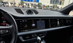 สำหรับ Porsche Macan ปี 18-24 หน้าจอคู่ขนาด 12.3 นิ้ว พร้อม GPS ในตัว ทีวี จอควบคุมกลาง แดชบอร์ด หน้าจอขนาดใหญ่ ระบบนำทาง 360 CarPlay - Product Image 3