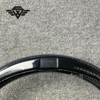 Pour Mercedes Benz AMG CLA GLC GLB GLS GLE C63 W205 W213 sport en Fiber de carbone avec volant LED accessoire intérieur de voiture