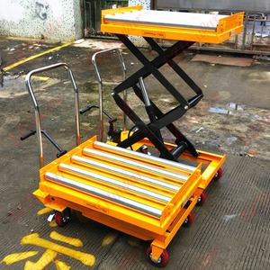 Levage de table, machine de levage et de déplacement pour ciseaux, avec convoyeur à rouleau, 300kg, 350kg - Product Image 2