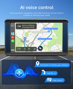 DALOS Universal 7 pulgadas coche Mp5 Radio reproductor portátil inalámbrico <span class=keywords><strong>Apple</strong></span> <span class=keywords><strong>CarPlay</strong></span> Android Auto pantalla táctil coche Radio - Product Image 3